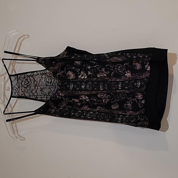 NWT * 2 Maurice Tops Black Top & Red/Maroon Top both wtih Lace Back - Picture 5 of 15